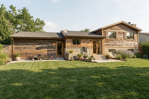 Back of house — Rustic Modern