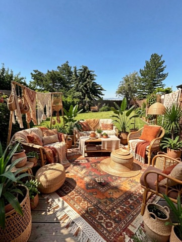 Backyard (side lawn) — Bohemian