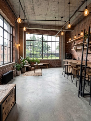 Backyard (side lawn) — Industrial