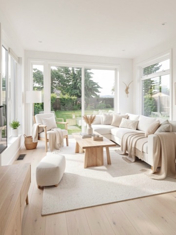 Backyard (side lawn) — Scandinavian