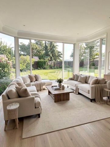 Backyard (side lawn) — Transitional