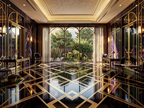 Backyard (mountains) — Art Deco