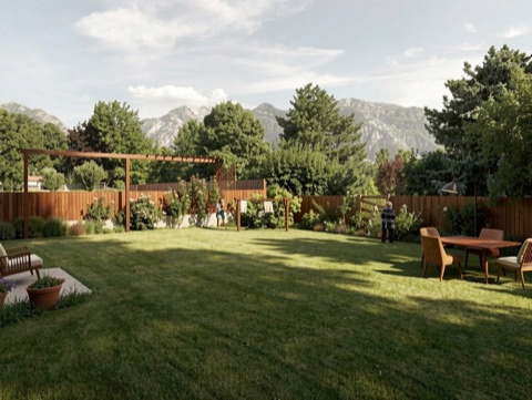 Backyard (mountains) — Mid-Century Modern