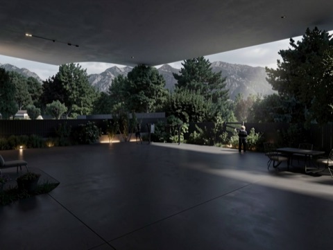 Backyard (mountains) — Sleek Dark Modern