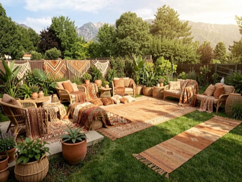 Backyard patio — Bohemian