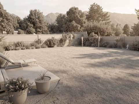 Backyard patio — Modern Greige