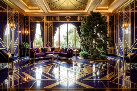 Backyard — Art Deco