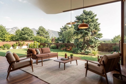 Backyard — Mid-Century Modern