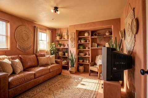 Basement bedroom — Desert Southwest