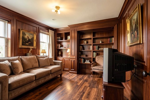 Basement bedroom — Traditional Elegant