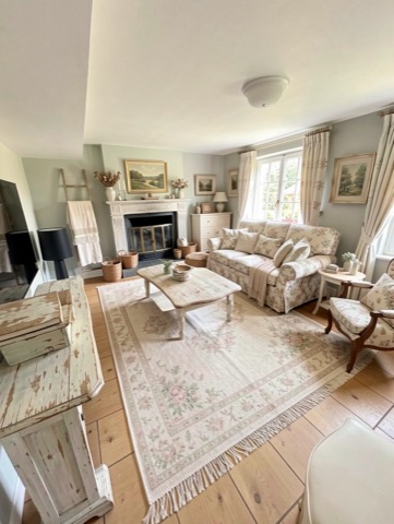 Basement family (staged) — French Country