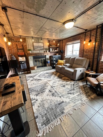 Basement family (staged) — Industrial