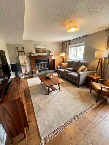 Basement family (staged) — Mid-Century Modern