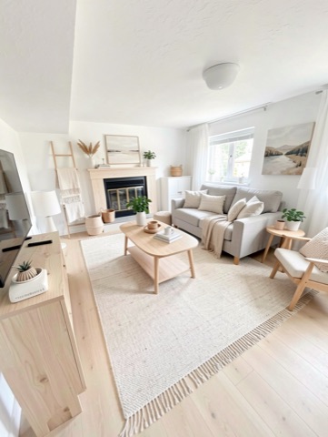 Basement family (staged) — Scandinavian