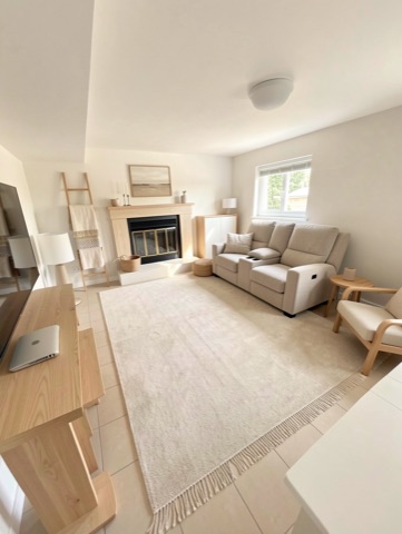 Basement family (staged) — Warm Minimalist