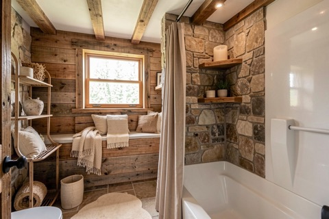 Bathroom — Rustic Modern