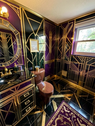 Bathroom (basement) — Art Deco