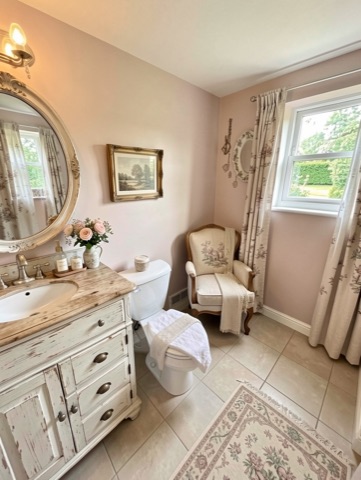 Bathroom (basement) — French Country
