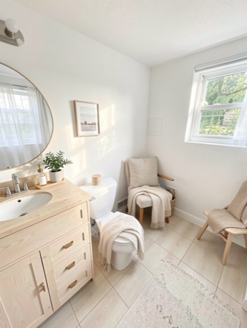 Bathroom (basement) — Scandinavian