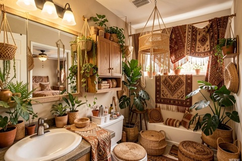 Main bathroom — Bohemian