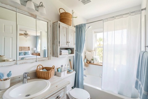 Main bathroom — Coastal