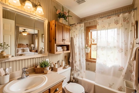 Main bathroom — Cozy Cottage