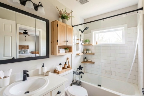 Main bathroom — Modern Farmhouse