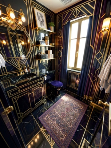 Bathroom (shelves) — Art Deco