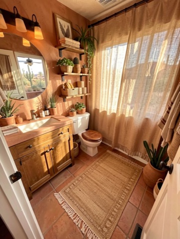 Bathroom (shelves) — Desert Southwest