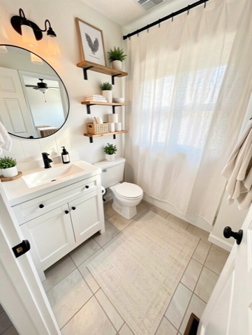 Bathroom (shelves) — Modern Farmhouse
