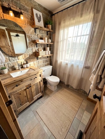 Bathroom (shelves) — Rustic Modern