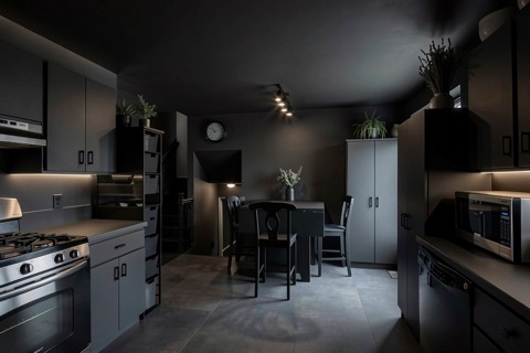 Dining area — Sleek Dark Modern