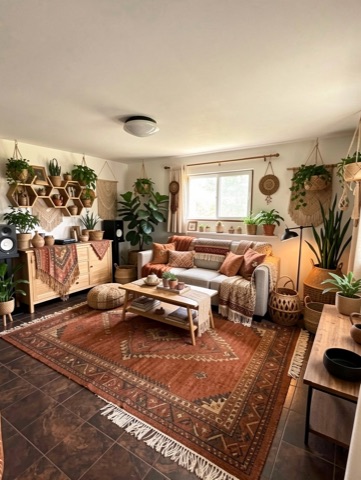 Family room (staged) — Bohemian