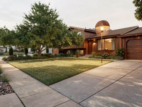 Front (daytime) — Mid-Century Modern