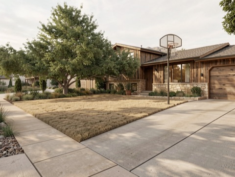 Front (daytime) — Rustic Modern