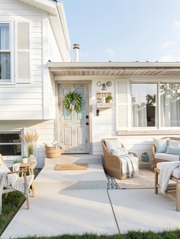 Front entry — Coastal