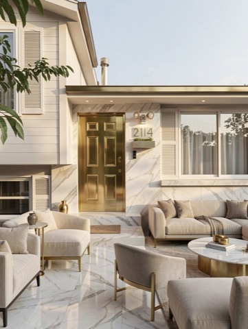 Front entry — Contemporary Luxe
