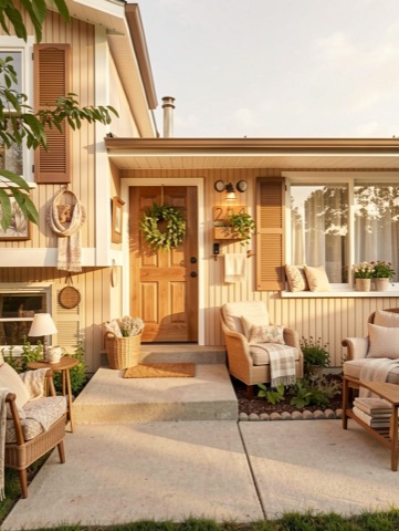 Front entry — Cozy Cottage