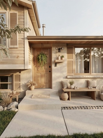 Front entry — Japandi