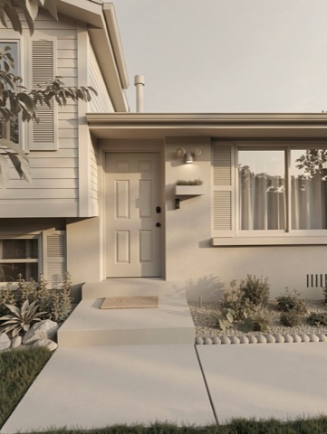 Front entry — Modern Greige