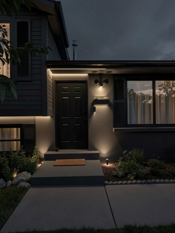Front entry — Sleek Dark Modern