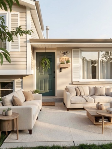 Front entry — Transitional