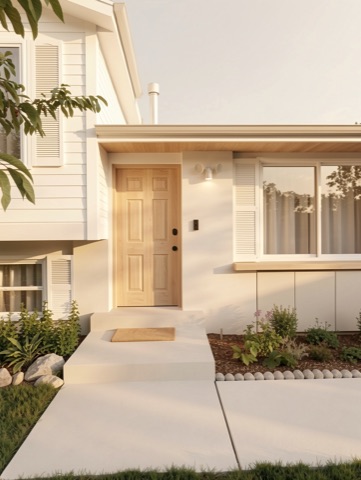 Front entry — Warm Minimalist