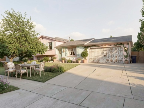 Front (street view) — French Country