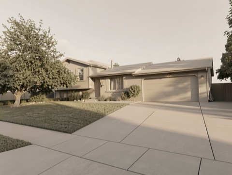 Front (street view) — Modern Greige