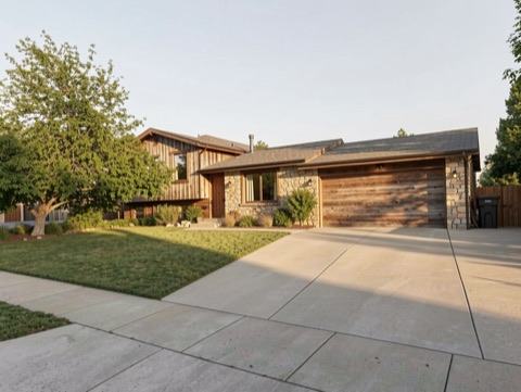 Front (street view) — Rustic Modern