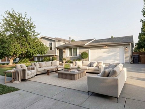 Front (street view) — Transitional