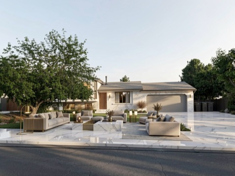 Front / street view — Contemporary Luxe