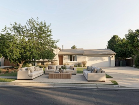 Front / street view — Transitional