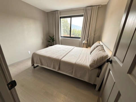 Green bedroom (view) — Modern Greige
